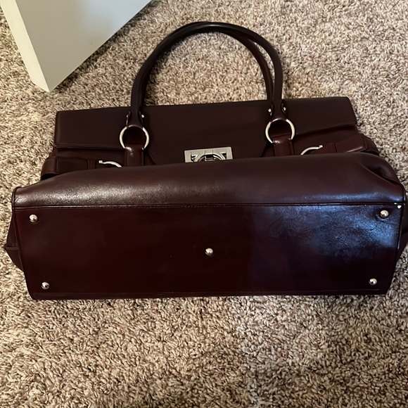 Salvatore Ferragamo Purple Tote Bag - Picture 10 of 11